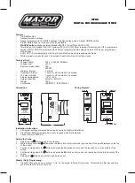 Preview for 1 page of Major tech MTD8 Quick Start Manual