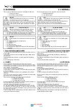 Preview for 66 page of Major 400BL Safety Instruction For Use And Maintenance