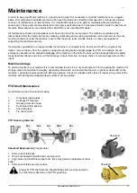 Предварительный просмотр 21 страницы Major CS PRO MJ65-150 Operator'S Manual & Parts List