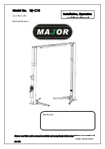 Major MJ-C10 Installation Manual preview