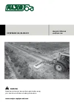 Предварительный просмотр 1 страницы Major MJ36-140 Operator'S Manual And Parts List