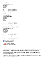 Preview for 2 page of Major Swift S2 MJ70-240FM Operator'S Manual & Parts List