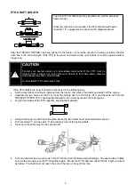 Предварительный просмотр 9 страницы Major TURF MAJOR 1200T Operator'S Manual / Parts Book