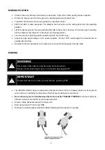 Предварительный просмотр 12 страницы Major TURF MAJOR 1200T Operator'S Manual / Parts Book