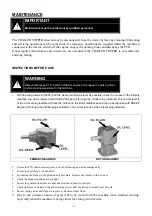 Предварительный просмотр 13 страницы Major TURF MAJOR 1200T Operator'S Manual / Parts Book