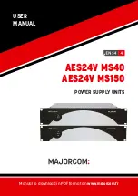 Majorcom: AES24V MS40 User Manual предпросмотр