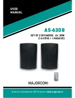 Предварительный просмотр 1 страницы Majorcom: AS-630R User Manual