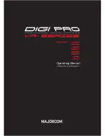 Предварительный просмотр 1 страницы Majorcom: digiPRO 1200 Operating Manual