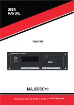 Preview for 1 page of Majorcom: PAM-FMT User Manual