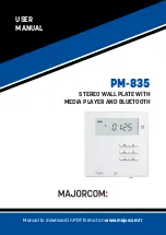 Majorcom: PM-835 User Manual preview