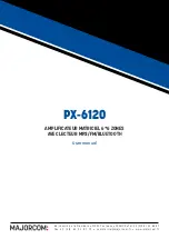 Предварительный просмотр 8 страницы Majorcom: PX-6120 User Manual