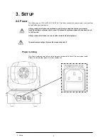 Preview for 8 page of mak DJ audio 60W SPOT MOVING HEAD User Manual