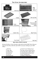 Preview for 42 page of Mak Grills EP-429-2G Owner'S Manual