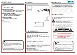 Предварительный просмотр 2 страницы MAK LVDF452FM Quick Start Manual