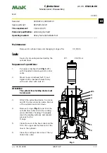 Предварительный просмотр 299 страницы MAK M20 Operating Instructions Manual