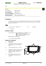 Предварительный просмотр 339 страницы MAK M20 Operating Instructions Manual