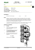 Предварительный просмотр 356 страницы MAK M20 Operating Instructions Manual