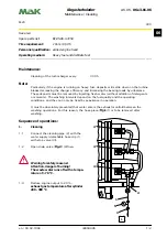 Предварительный просмотр 358 страницы MAK M20 Operating Instructions Manual