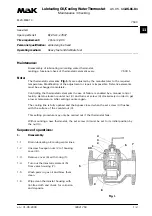 Предварительный просмотр 430 страницы MAK M20 Operating Instructions Manual