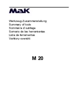 Предварительный просмотр 436 страницы MAK M20 Operating Instructions Manual