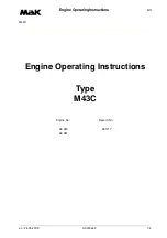 Preview for 1 page of MAK M43C Operating Instructions Manual