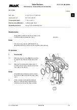 Preview for 208 page of MAK M43C Operating Instructions Manual