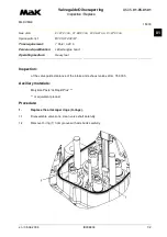 Предварительный просмотр 213 страницы MAK M43C Operating Instructions Manual