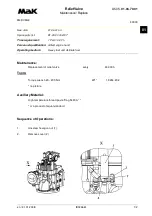 Preview for 225 page of MAK M43C Operating Instructions Manual