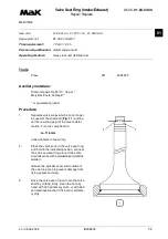 Предварительный просмотр 240 страницы MAK M43C Operating Instructions Manual