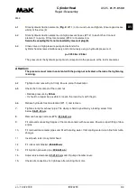 Preview for 253 page of MAK M43C Operating Instructions Manual