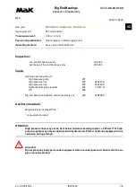 Preview for 265 page of MAK M43C Operating Instructions Manual