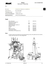 Preview for 312 page of MAK M43C Operating Instructions Manual