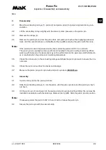 Preview for 325 page of MAK M43C Operating Instructions Manual