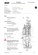 Предварительный просмотр 427 страницы MAK M43C Operating Instructions Manual