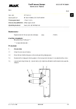 Preview for 443 page of MAK M43C Operating Instructions Manual