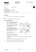 Предварительный просмотр 462 страницы MAK M43C Operating Instructions Manual