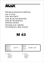 Preview for 483 page of MAK M43C Operating Instructions Manual