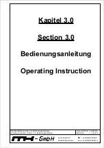 Preview for 525 page of MAK M43C Operating Instructions Manual