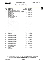 Preview for 701 page of MAK M43C Operating Instructions Manual