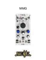 Make Noise MMG Manual preview