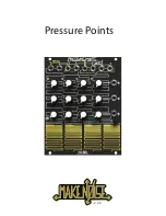 Make Noise Pressure Points Manual preview