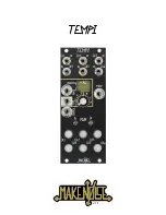 Make Noise TEMPI Manual preview