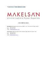 Предварительный просмотр 61 страницы MAKELSAN LEVELUPS Series User Manual