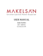 MAKELSAN Lion 650VA User Manual preview