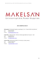 Предварительный просмотр 28 страницы MAKELSAN MRG30200 User Manual