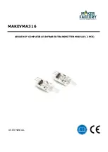 Maker Factory ARDUINO MAKEVMA316 User Manual предпросмотр