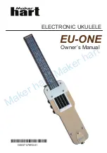 Предварительный просмотр 1 страницы Maker Hart EU-ONE Owner'S Manual