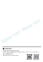 Предварительный просмотр 12 страницы Maker Hart EU-ONE Owner'S Manual