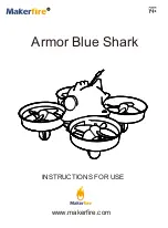 Preview for 1 page of Makerfire Armor Blue Shark Instructions For Use Manual