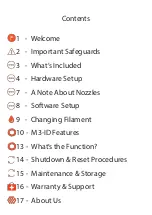 Preview for 2 page of MAKERGEAR M3-ID User Manual